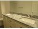 Bathroom vanity with granite countertop and double sinks at 3720 Turner Rd, Clover, SC 29710