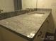 Bathroom vanity with granite countertop and double sinks at 3720 Turner Rd, Clover, SC 29710