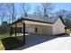 Attached carport featuring concrete and dark trim, providing sheltered parking and access at 3720 Turner Rd, Clover, SC 29710