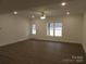 Spacious living room with hardwood floors and ceiling fan at 3720 Turner Rd, Clover, SC 29710