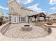 Backyard with patio, fire pit, and pergola at 1265 Reflection Nw Ave, Concord, NC 28027