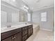 Double vanity bathroom with soaking tub and shower at 1265 Reflection Nw Ave, Concord, NC 28027