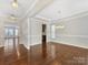 Spacious dining area with hardwood floors and chandelier at 1265 Reflection Nw Ave, Concord, NC 28027