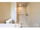 Bathroom with walk-in shower and grab bars at 1544 Daybreak Ridge Rd, Kannapolis, NC 28081