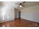 Spacious bedroom with hardwood floors and double door closet at 1544 Daybreak Ridge Rd, Kannapolis, NC 28081