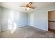 Light-filled bedroom with carpet and ceiling fan at 1544 Daybreak Ridge Rd, Kannapolis, NC 28081