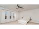 Bright bedroom with a ceiling fan and large windows at 159 Charles Farm Dr, Cleveland, NC 27013