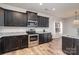 Modern kitchen with stainless steel appliances and granite countertops at 159 Charles Farm Dr, Cleveland, NC 27013