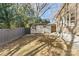 Landscaped backyard with storage shed and side yard at 1814 Archdale Dr, Charlotte, NC 28210