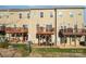 Townhouses with private decks and fenced backyard at 1907 Catkin Ln, Charlotte, NC 28205