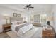 Spacious bedroom with large windows and wood floors at 3008 Sadler Woods Ln, Charlotte, NC 28214