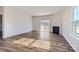 Spacious living room featuring hardwood floors and a fireplace at 4540 Dusty Orchard Rd, Kannapolis, NC 28081