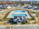 Community pool and clubhouse with lap lanes and leisure area at 5158 Turtle Creek Dr, Denver, NC 28037