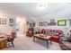 Recreation room with seating, a desk and hallway access at 5158 Turtle Creek Dr, Denver, NC 28037