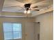 Bedroom with a ceiling fan and a window providing natural light at 6605 Central Pacific Ave, Charlotte, NC 28210