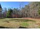 Spacious backyard with pergola and wooded area at 7757 St Andrews Ln, Stanley, NC 28164