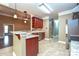 Modern kitchen with granite countertops and stainless steel appliances at 7757 St Andrews Ln, Stanley, NC 28164