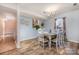 Quaint dining room with a rustic table and chairs at 8149 Mattingridge Dr, Charlotte, NC 28270