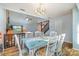 Spacious dining area with hardwood floors and a view into the living room at 8149 Mattingridge Dr, Charlotte, NC 28270