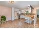 Eat-in kitchen with island and ample counter space at 8149 Mattingridge Dr, Charlotte, NC 28270