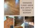 Hardwood floors under new carpet in secondary bedroom at 951 Cedar St, Rock Hill, SC 29730