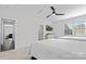 Spacious bedroom with two twin beds and access to a hallway at 11112 Benjamin Smith Ave, Huntersville, NC 28078