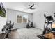 Home gym with exercise equipment and plenty of space at 11112 Benjamin Smith Ave, Huntersville, NC 28078