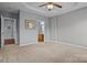 Bedroom with neutral walls, carpet, and access to bathroom at 121 Beverly Chase Ln, Mooresville, NC 28117