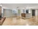 The basement offers a large living area, brick fireplace, and a convenient kitchenette at 132 30Th Nw Ave, Hickory, NC 28601