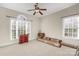 Bright bedroom with large windows and carpeted floors at 157 Highland Forest Dr, Clover, SC 29710