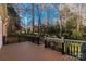 Spacious deck with wooded backyard views at 157 Highland Forest Dr, Clover, SC 29710