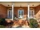 Front porch with columns and double doors at 157 Highland Forest Dr, Clover, SC 29710