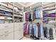 Large walk-in closet with ample shelving and hanging space at 157 Highland Forest Dr, Clover, SC 29710