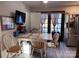 Kitchen with table and French doors at 1916 Elmwood Dr, Gastonia, NC 28054