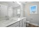 Bathroom features a double vanity, and a separate shower/tub at 2024 Embassy Ct # 49, Charlotte, NC 28213