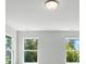 A sunlit room with three windows and an overhead light at 2024 Embassy Ct # 49, Charlotte, NC 28213