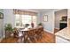 Charming dining area with hardwood floors and a bay window at 2608 Innsbrook Rd, Charlotte, NC 28226