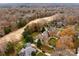 Luxury home nestled in a wooded neighborhood, showcasing its grand design at 5401 Sunningdale Dr, Charlotte, NC 28277