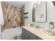 Modern bathroom with updated vanity and shower at 5401 Sunningdale Dr, Charlotte, NC 28277