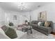 Spacious living room features comfortable seating and a stylish coffee table at 5401 Sunningdale Dr, Charlotte, NC 28277