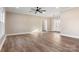 Spacious living room with hardwood floors and lots of natural light at 9181 Cherokee Dr, Hickory, NC 28601