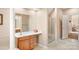 Main bathroom with a large shower and vanity at 9729 Capella Nw Ave, Concord, NC 28027
