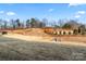 Spacious backyard with grassy area and mature trees at 1025 Lake Como Dr, Monroe, NC 28110