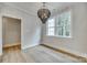 Dining room features modern lighting fixture and natural light at 1037 Oakmont Dr, Rock Hill, SC 29732