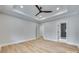 Large primary bedroom featuring light-filled ensuite bathroom with tiled walk-in shower at 1037 Oakmont Dr, Rock Hill, SC 29732