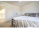 Bedroom with a full bed, closet, and neutral decor at 187 Lone Pine Rd, Statesville, NC 28625