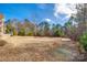 Large backyard with grassy area and wooded backdrop at 2420 Valelake Rd, York, SC 29745