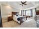 Main bedroom with bay window and sitting area at 2420 Valelake Rd, York, SC 29745