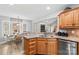 Kitchen with granite countertops and breakfast nook at 2740 Hill Top Dr, Salisbury, NC 28147