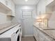 Laundry room with ample counter space and modern appliances at 3624 Trent St, Charlotte, NC 28209